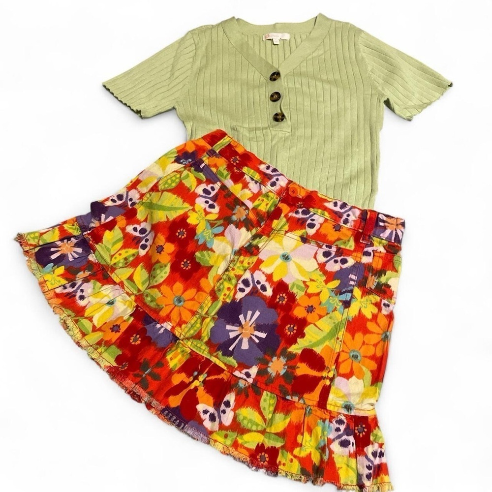 The Children's Place Colorful Floral Skirt